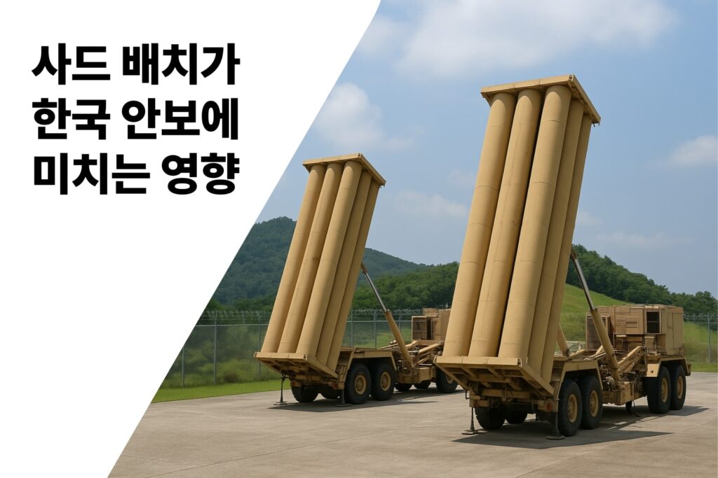 사드 배치가 한국 안보에 미치는 영향 1 사드 배치