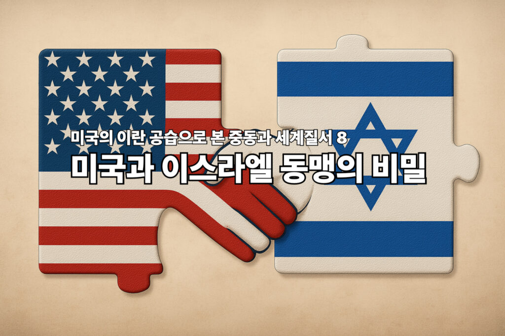 미국의 이란 공습으로 본 중동과 세계질서 8 - 미국과 이스라엘 동맹의 비밀 1 미국 이스라엘