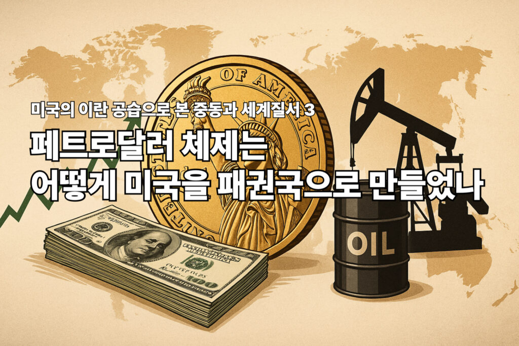 미국의 이란 공습으로 본 중동과 세계질서 3 - 페트로달러 체제는 어떻게 미국을 패권국으로 만들었나 1 페트로달러