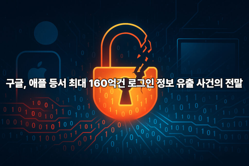 구글, 애플 등서 최대 160억건 로그인 정보 유출 사건의 전말 1 정보 유출